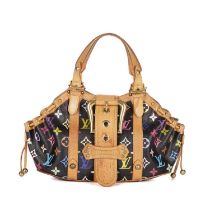 Louis Vuitton x Murakami, a Multicolore Theda GM handbag, designed with a black multicoloured