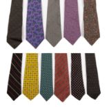 A selection of men's ties, to include examples by Gallery of London, Arthur & Fox, Francesco