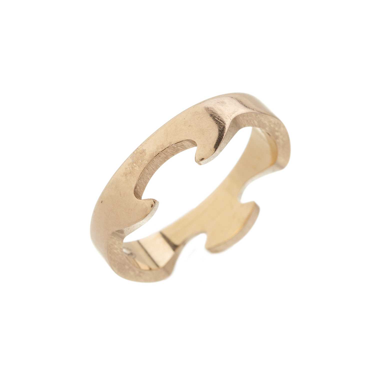 Georg Jensen, an 18ct tri-colour gold diamond Fusion puzzle ring - Image 3 of 4