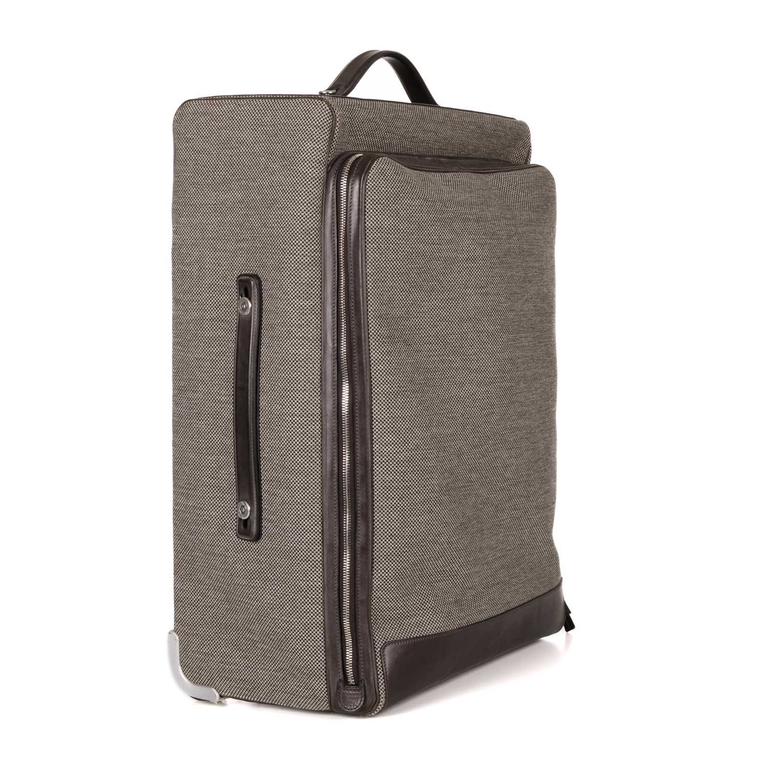 Hermes, a 2012 Cleche-Express cabin suitcase, designed with grey water-repellent H tech canvas - Image 3 of 6