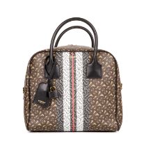 Burberry, a TB monogram bowling bag, crafted from the maker's new environmentally conscious e-