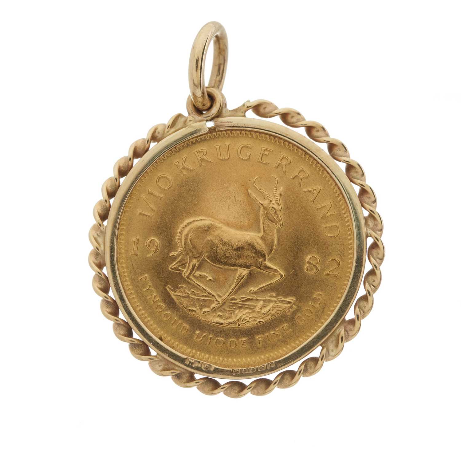 South Africa, a gold coin pendant - Image 2 of 2