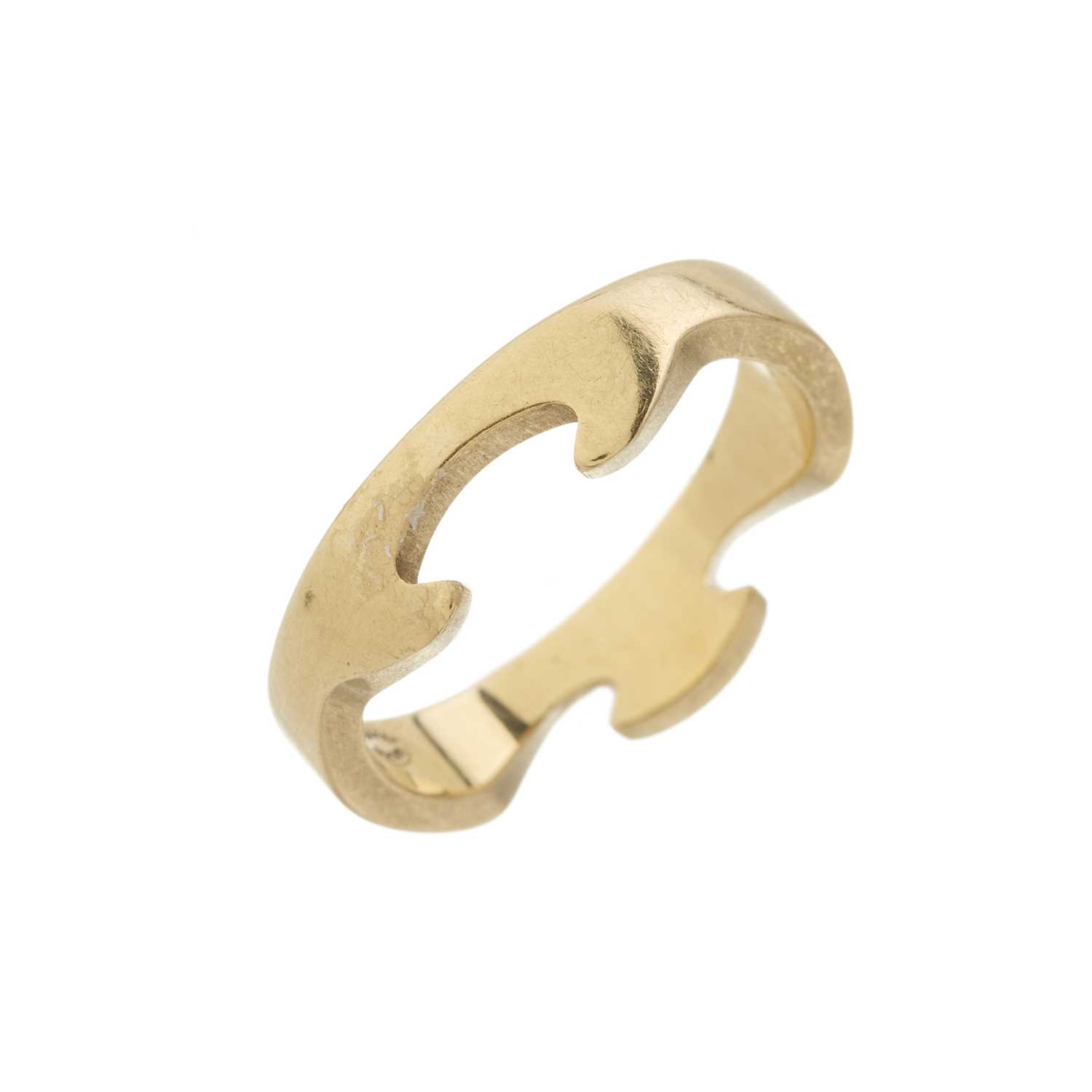 Georg Jensen, an 18ct tri-colour gold diamond Fusion puzzle ring - Image 4 of 4