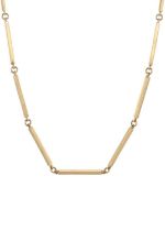 A 1970s 9ct gold bar-link necklace