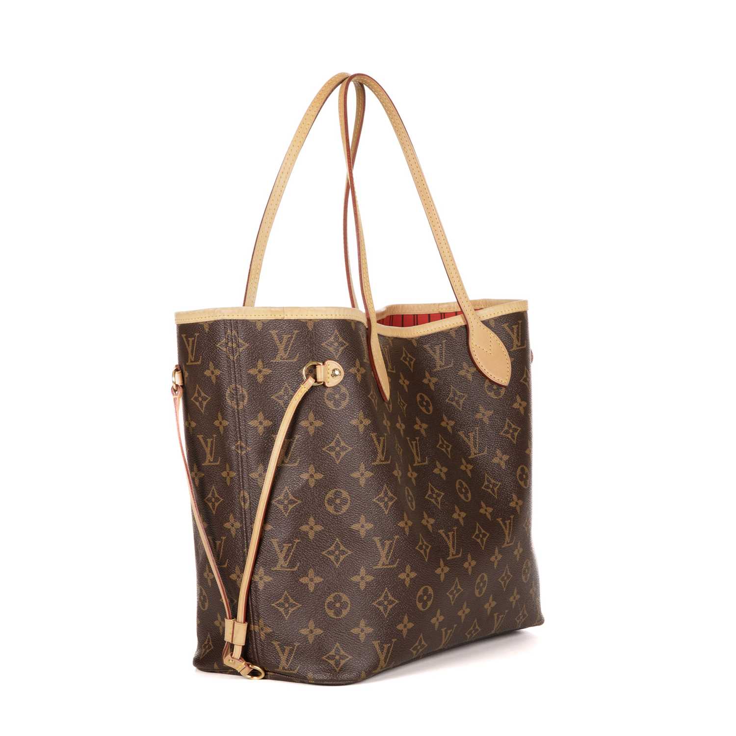 Louis Vuitton, a monogram Neverfull MM handbag w/pouch, designed with the maker's monogram coated - Image 3 of 4