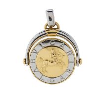 Bulgari, a Sagittarius zodiac swivel pendant