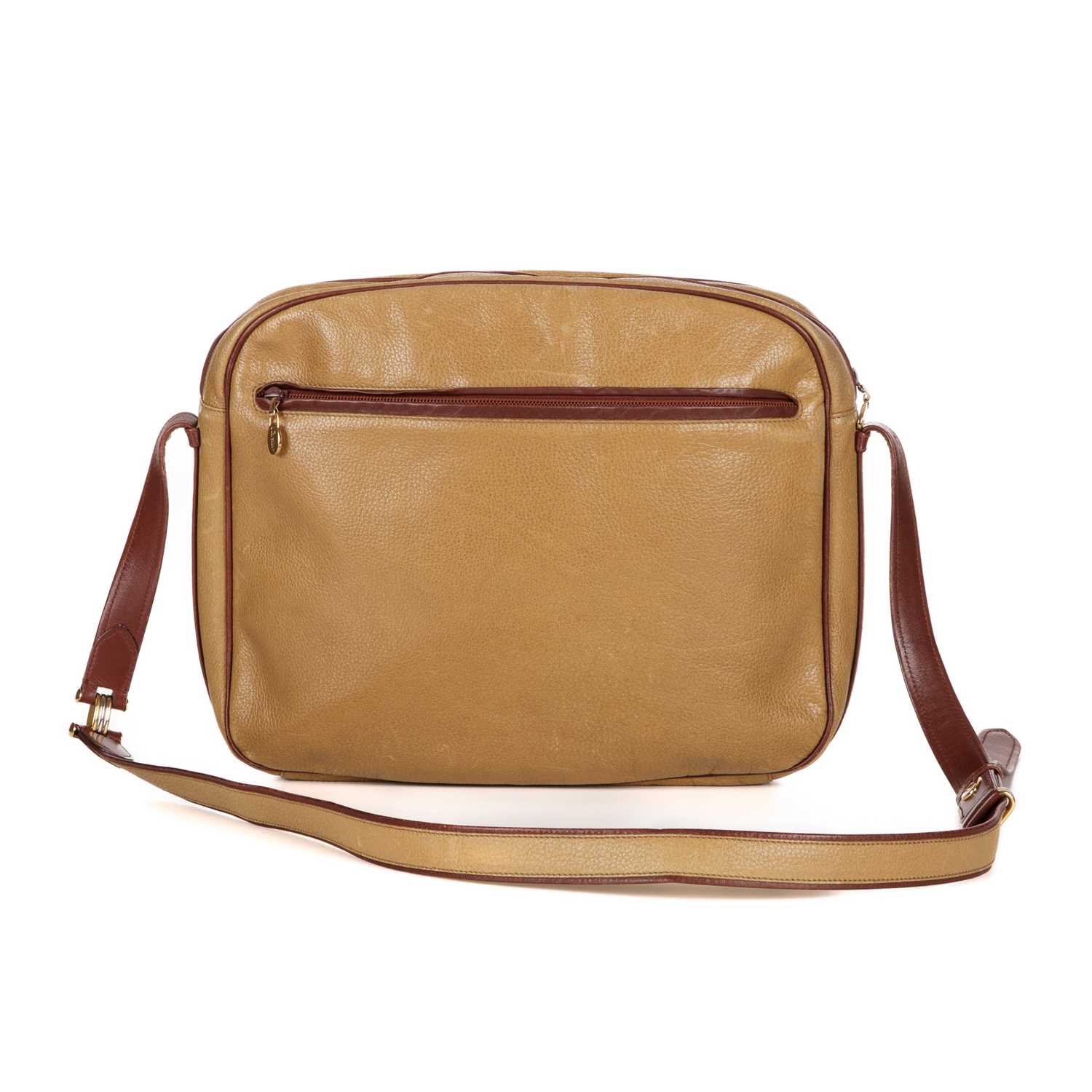 Cartier, a leather Must De Cartier crossbody bag, designed with a grained mustard yellow exterior, - Image 2 of 4