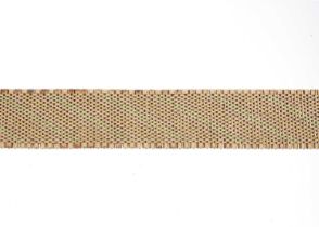 A mid 20th century 15ct tri-colour gold mesh-link bracelet
