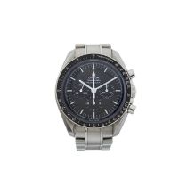 Omega, a stainless steel Speedmaster bracelet watch