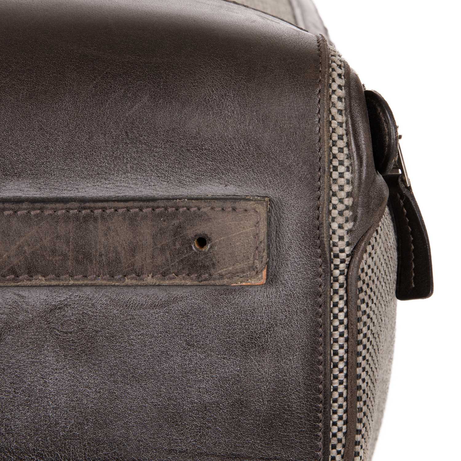 Hermes, a 2012 Cleche-Express cabin suitcase, designed with grey water-repellent H tech canvas - Image 6 of 6