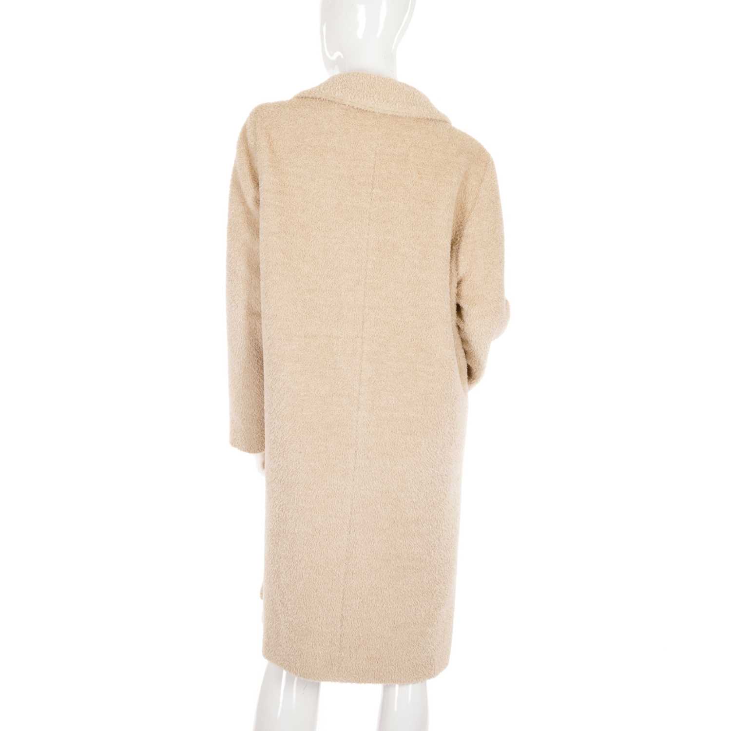 Max Mara, a ladies' wool alpaca coat, featuring a notched lapel collar, button fastening and two - Image 2 of 3