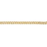An 18ct gold curb-link bracelet