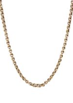 A late Victorian 9ct gold longuard chain necklace