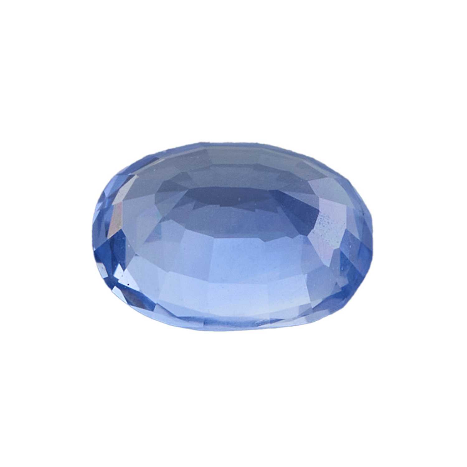 Two oval-shape sapphires - Image 2 of 3