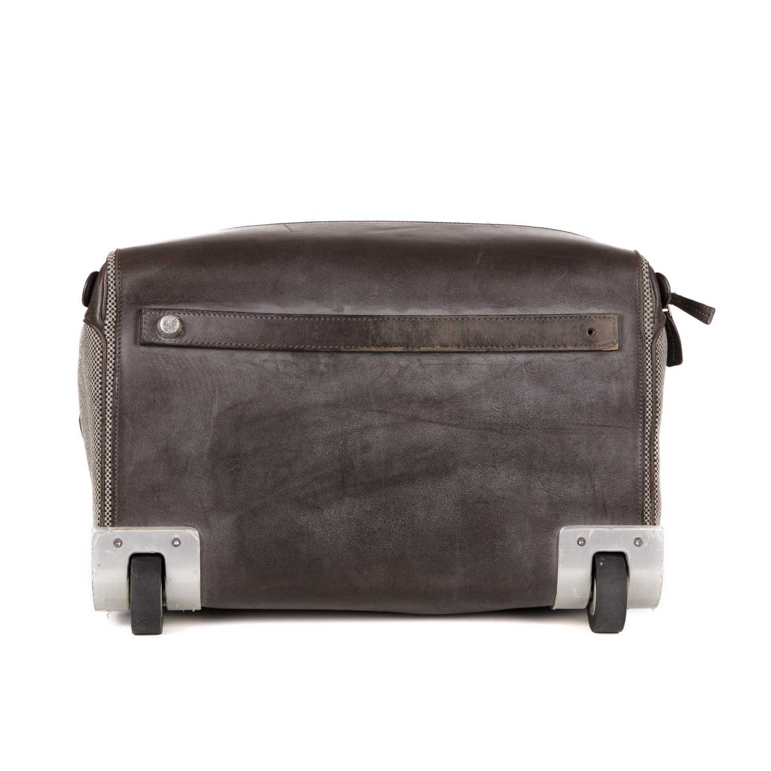 Hermes, a 2012 Cleche-Express cabin suitcase, designed with grey water-repellent H tech canvas - Image 4 of 6