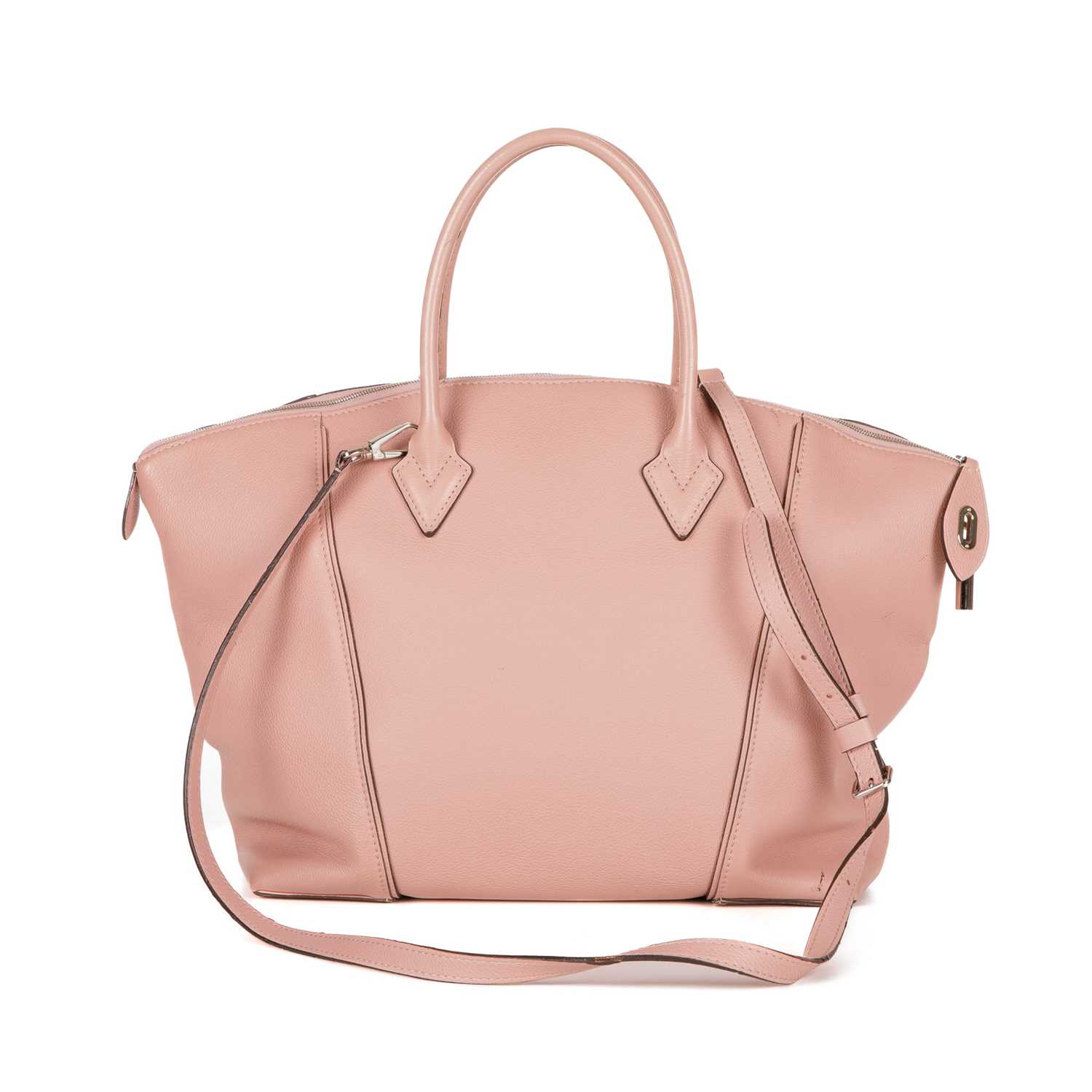 Louis Vuitton, a Lockit MM Parnacea handbag, crafted from magnolia pink leather, featuring - Image 2 of 4