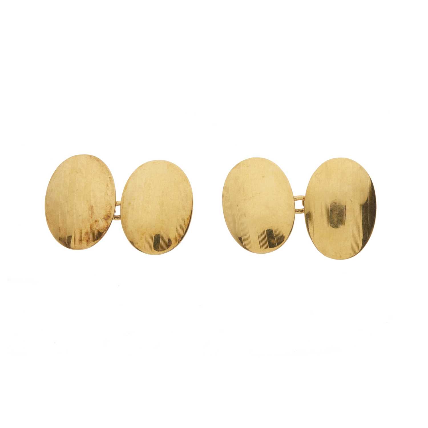 Deakin & Francis, a pair of early 20th century 18ct gold cufflinks