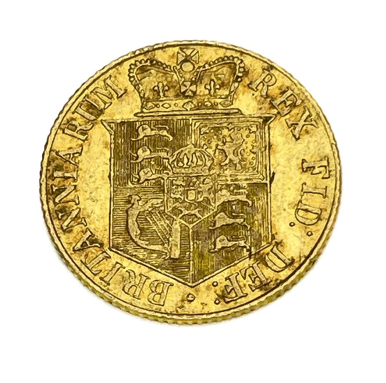 George III, Half Sovereign, 1820, rare. S3786 - Image 2 of 2