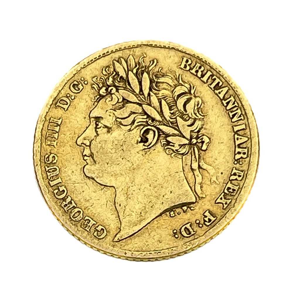 George IV, Half Sovereign, 1825. S3803