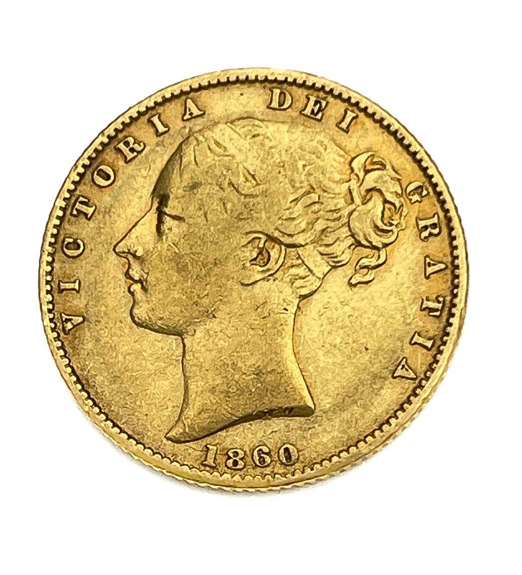 Victoria, Sovereign, 1860. S3852D