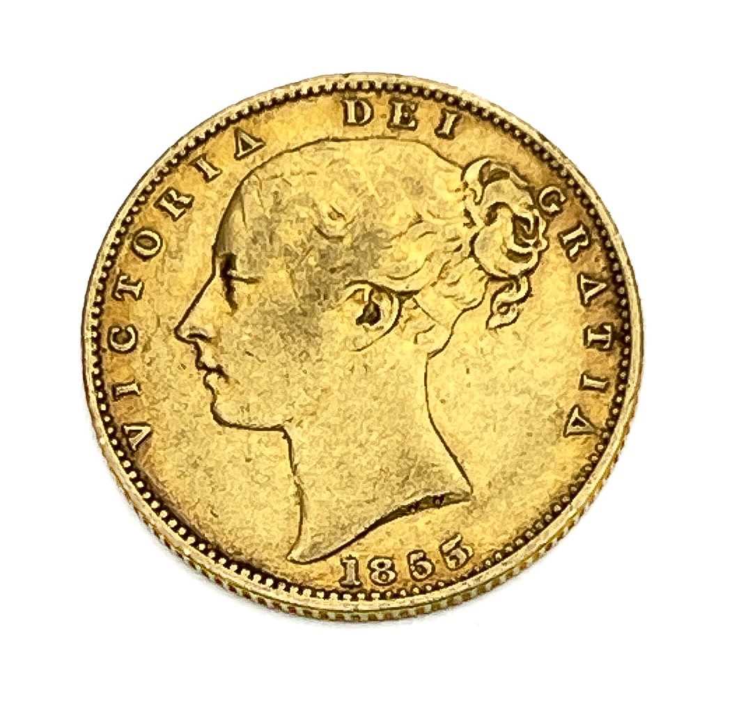 Victoria, Sovereign, 1855. S3852D