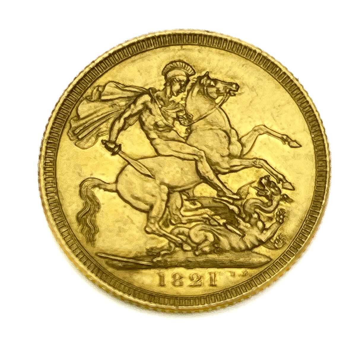 George IV, Sovereign, 1821. S3800 - Image 2 of 2