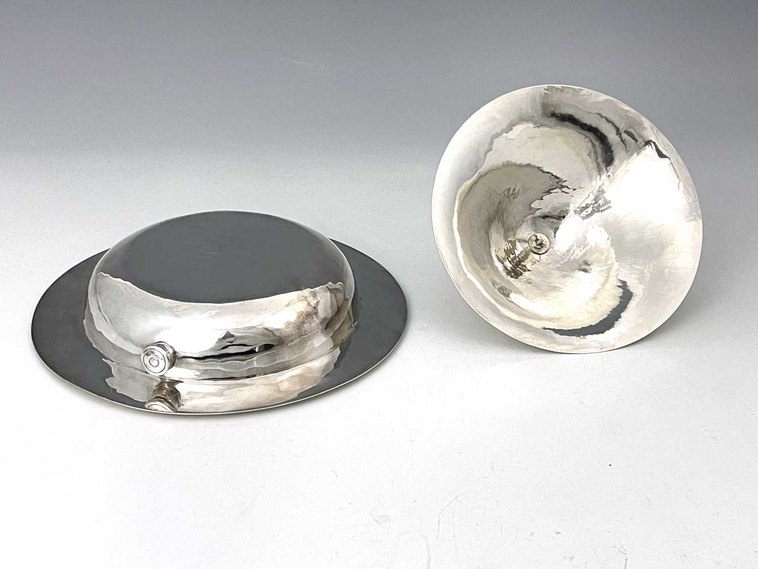 Charles Robert Ashbee for the Guild of Handicraft, an Arts and Crafts silver plated muffin dish - Image 5 of 5