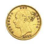 Victoria, Half Sovereign, 1884. S3861