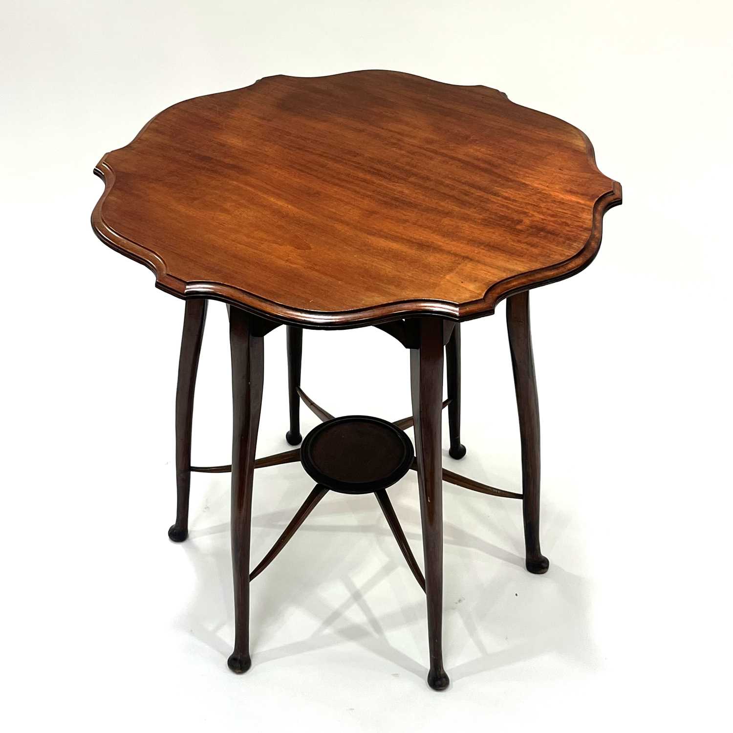 George Jack for Morris and Co. (attributed), an Arts and Crafts walnut occasional table, circa 1880,