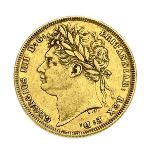 George IV, Sovereign, 1822. S3800