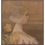 Paul Berthon (French, 1872-1909), Sa très gracieuse Majesté la Reine Wilhelmine, lithograph in