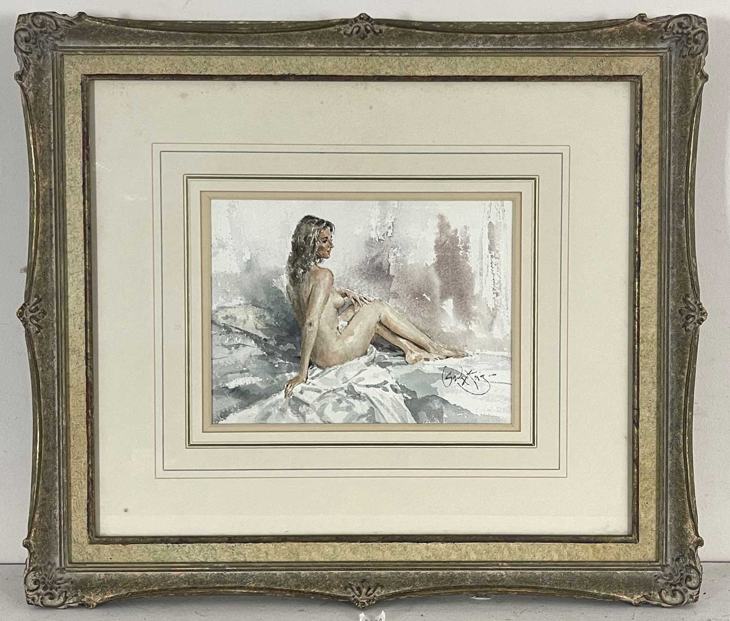 Gordon King (British, 1939-2022), Soft Nude - Painting of Caroline, signed l.r., signed, titled, - Bild 2 aus 3