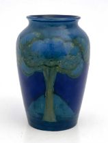 William Moorcroft, a Moonlit blue vase, circa 1925, shouldered form, impressed marks and
