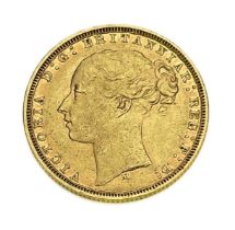 Victoria, Sovereign, 1880M, horse with short tail. S3857