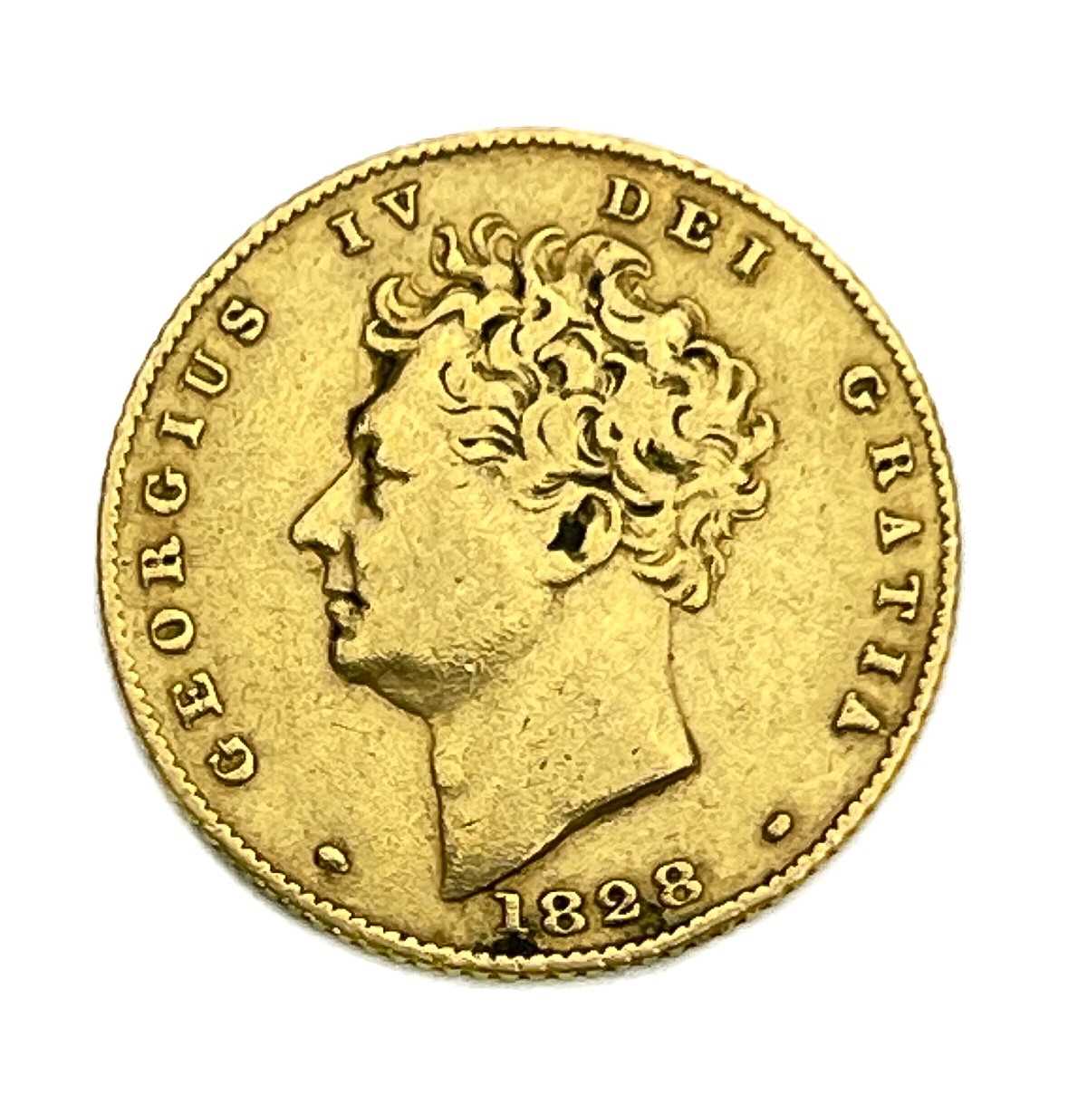 George IV, Half Sovereign, 1828. S3804