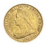 Victoria, Half Sovereigns,1894,1898 & 1900. S3878 (3)