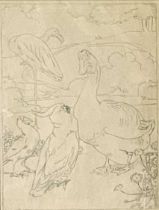 Leonard Leslie Brooke (British, 1862-1940), drawings for 'Johnny Crows Party' 1907, a pair, one