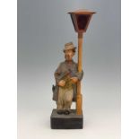 A Black Forest 'whistling' automaton, early 20th Century, in the manner of Karl Griesbaum, in the