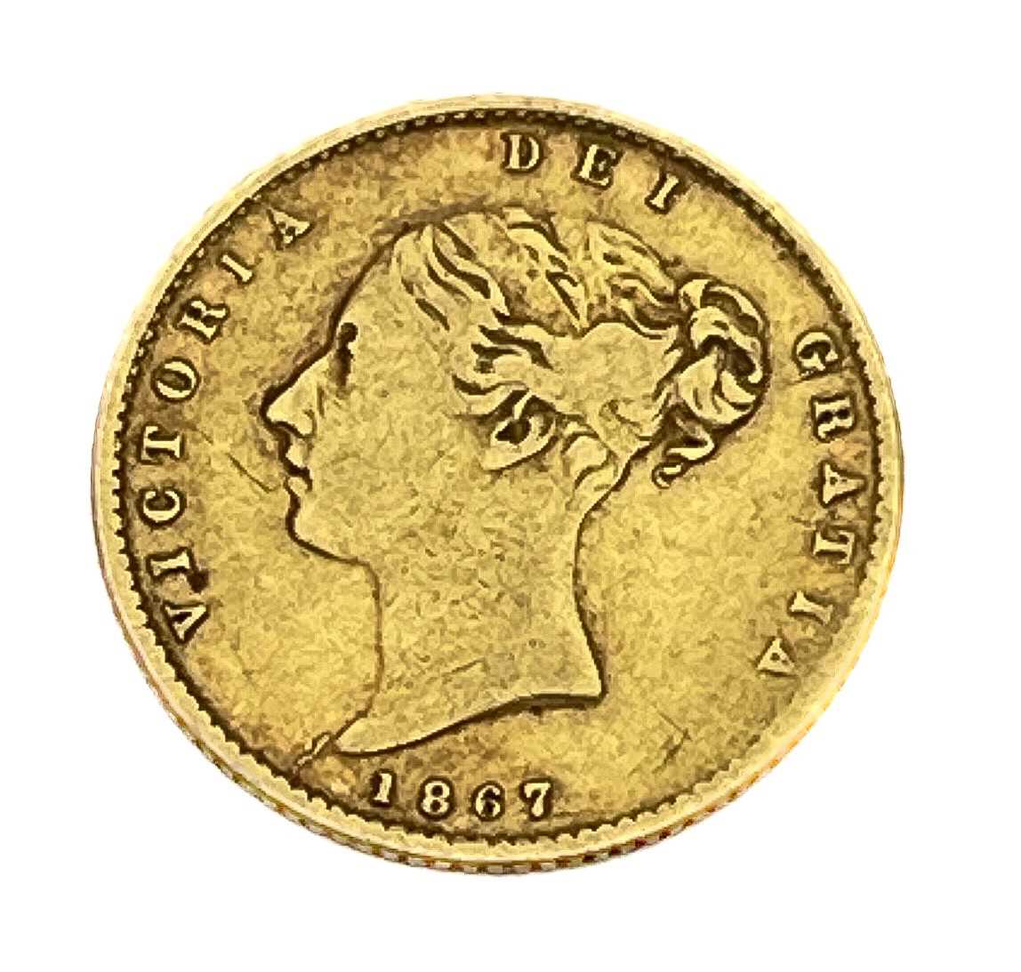 Victoria, Half Sovereign, 1867, Die No. 5. S3860