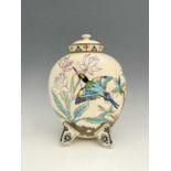 Christopher Dresser for Minton, an Aesthetic Movement Kensington Gore vase and cover, 1871,