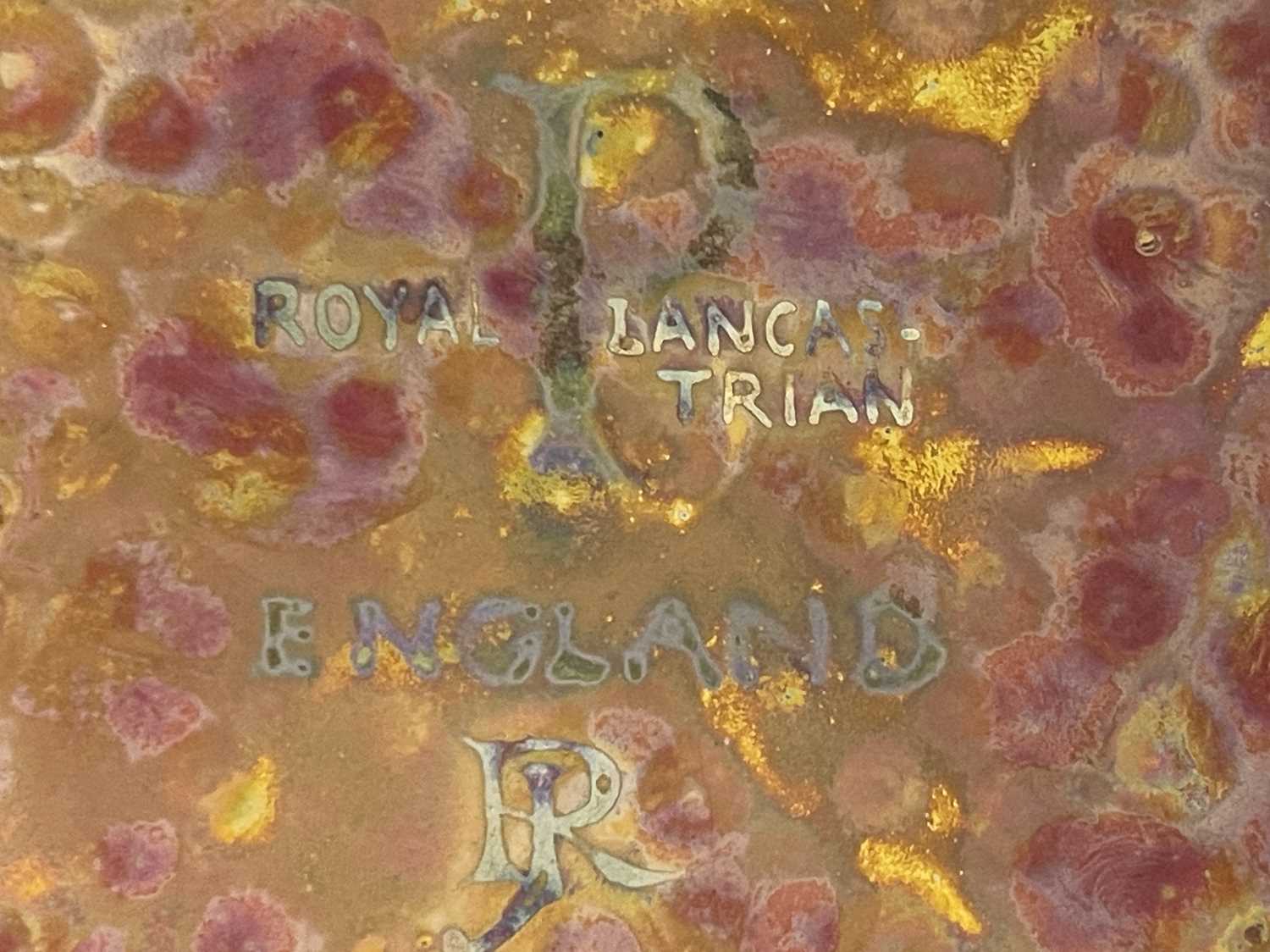 Richard Joyce for Pilkington, a Royal Lancastrian lustre bowl, circa 1920s, relief moulded shallow - Image 3 of 5