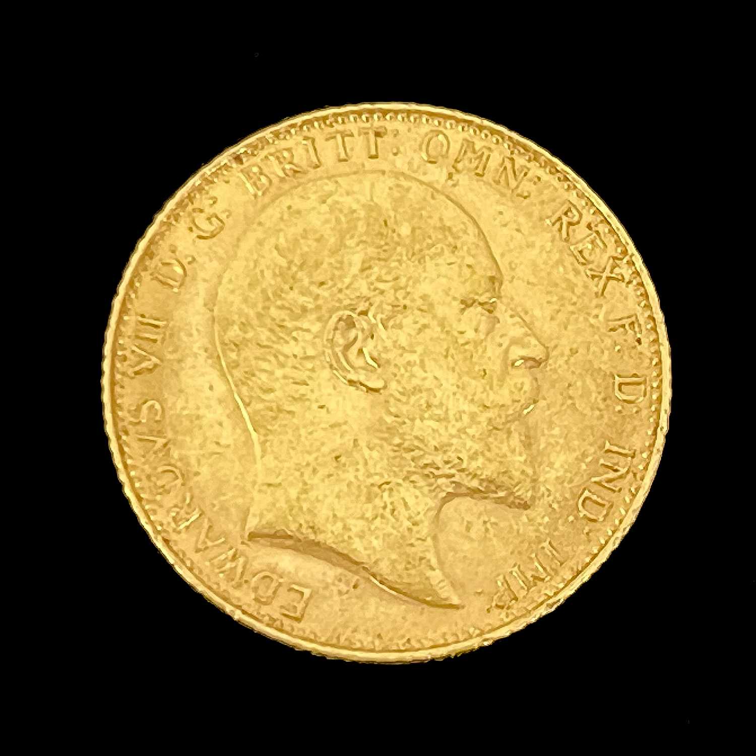 Edward VII gold sovereign, 1908, 8.0g - Image 2 of 3