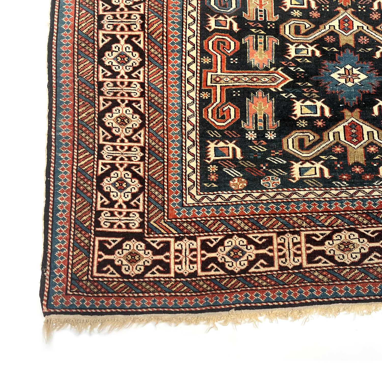 A Caucasian Pepedril tribal rug, 177cm x 140cm - Image 3 of 3