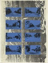 John Piper (British, 1903-1992), Travel Notes: Castle Ashby Avenue, signed l.r., screenprint in