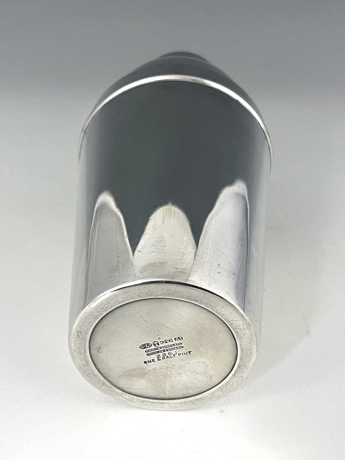 A large Art Deco silver plated cocktail shaker, William Suckling, Kingsway Plate, circa 1930, - Image 5 of 5
