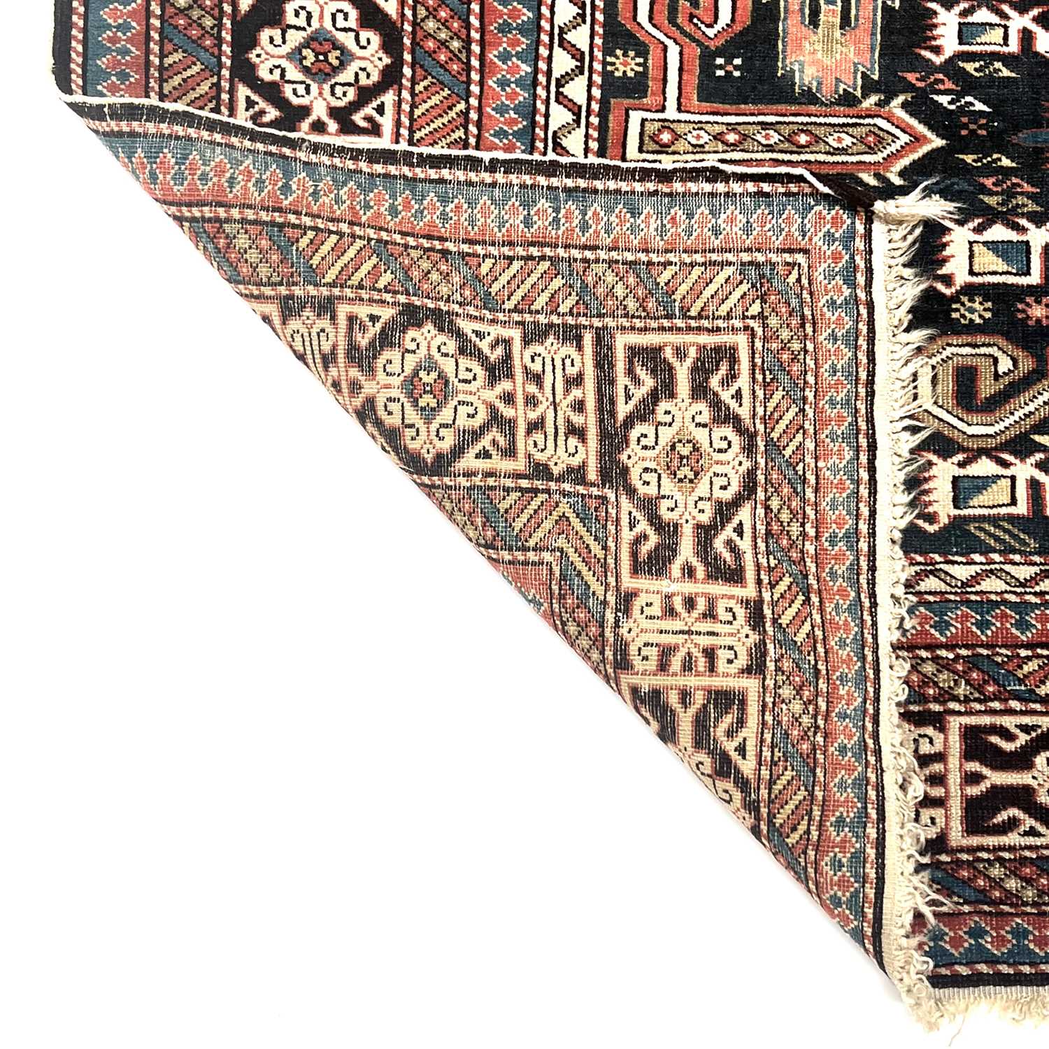 A Caucasian Pepedril tribal rug, 177cm x 140cm - Image 2 of 3