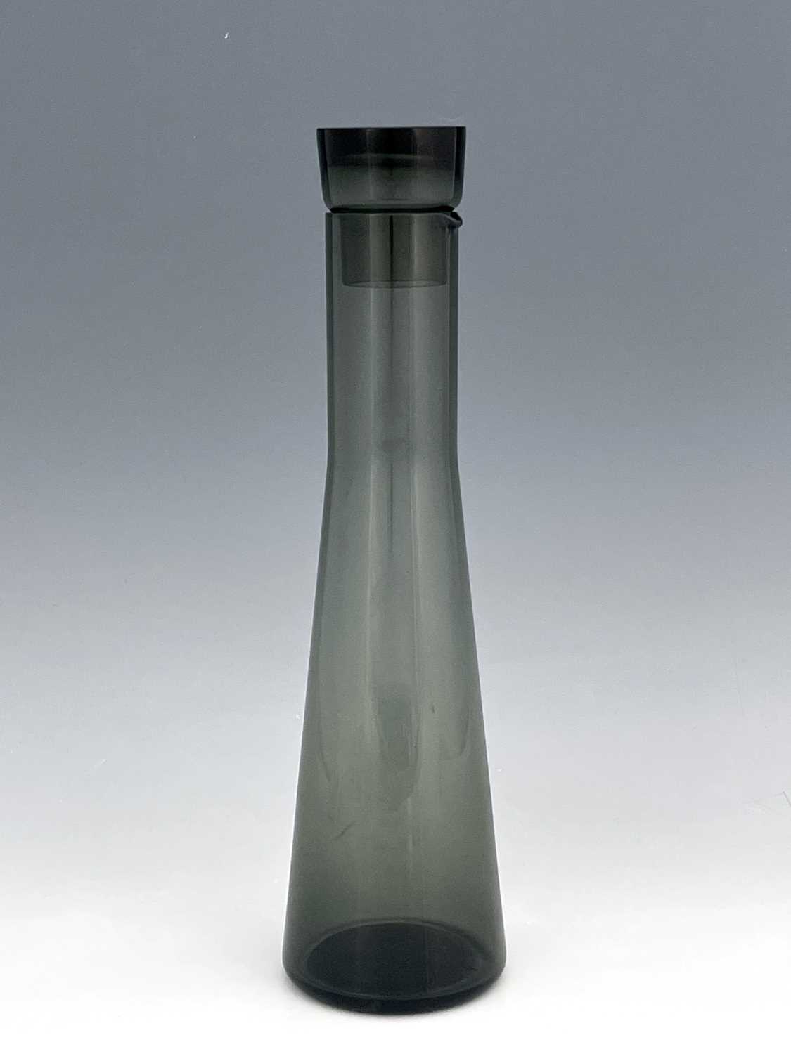 Domhnall O'Broin for Caithness, a Scottish Modernist glass Stroma decanter, circa 1965, slender