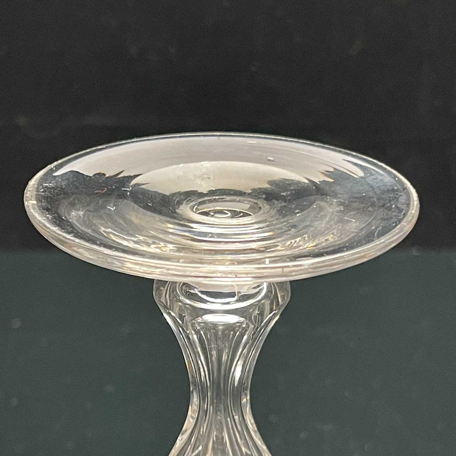 A Stourbridge engraved glass goblet, probably Richardson circa 1840, the rounded bowl decorated with - Image 9 of 10