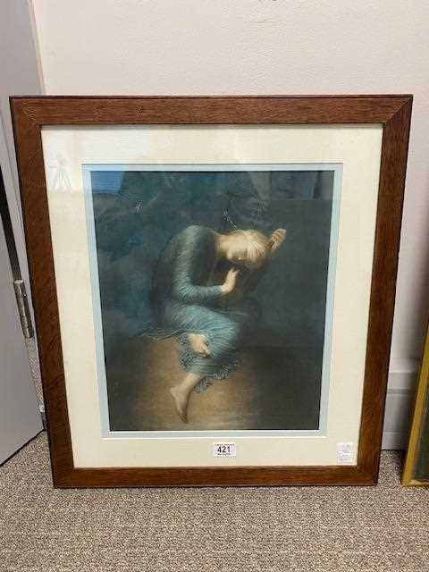 After George Frederic Watts, 'Hope', watercolour, 41 by 34cm, framed - Image 2 of 2