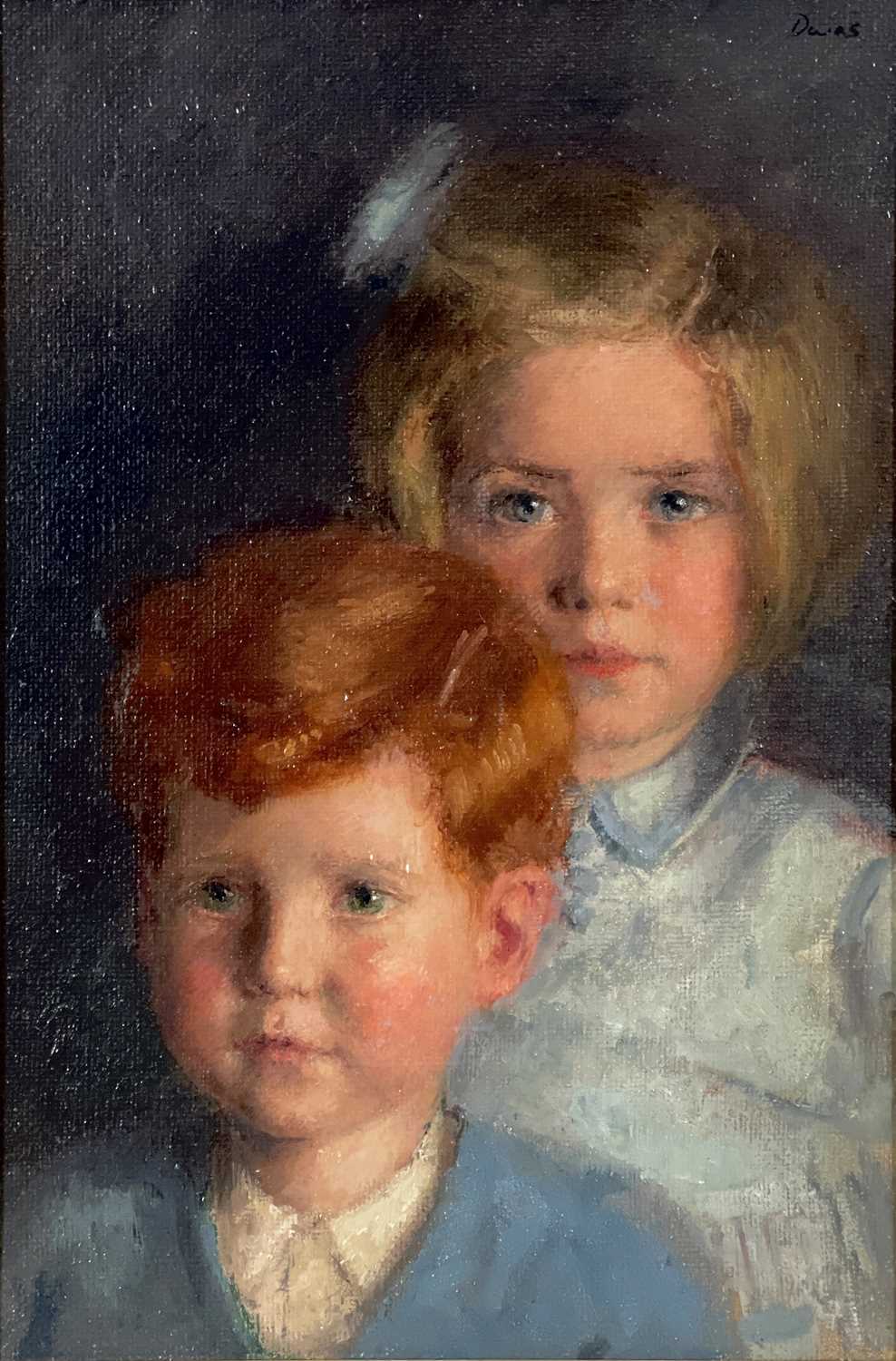 Anthony Devas A.R.A. (British, 1911-1958), portrait of Kynaston and Hilary Verschoyle, bust-